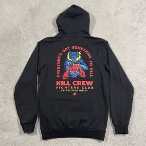 Kill Crew Hoodie Mens Small Black Inner Demons Pullover Sweatshirt